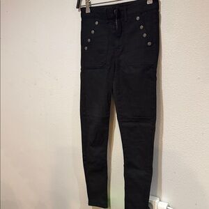 American Eagle Outfitters Black Ankle Jeans